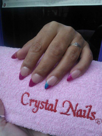 Pink-kék színes zselés francia...